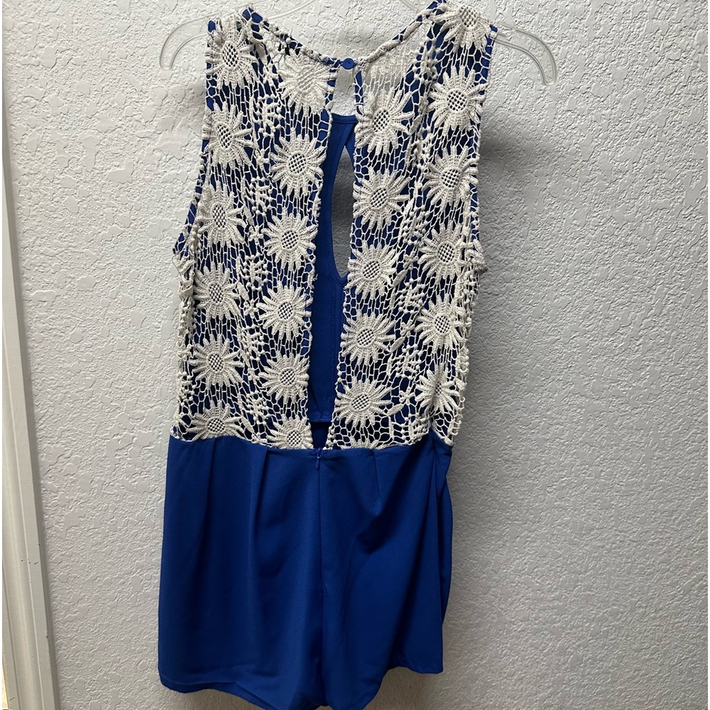 Blue romper